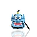 AIRPODS 1 AIRPODS 2 対応 ケース おしゃれ CRAZYLEMON かわいい アニメ キャラクター デザイン カラビナ 付き 一体型 薄い ソフト シリコーン ケース カバー 耐衝撃 [FOR AIRPODS 1 / 2 CASE(2)