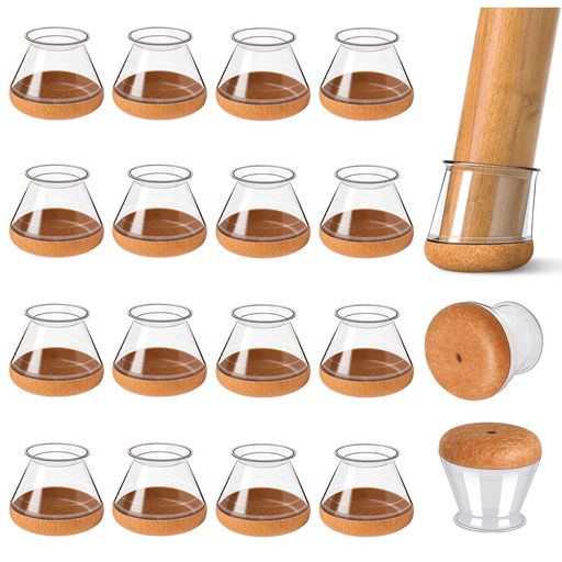 椅子脚カバー椅子の足キャップイス脚カバーシリコン家具足傷防止防音め丸脚四角脚兼用傾斜した足適用フ..