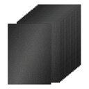 PATIKIL 40枚 黒いグリッターカードストックペーパー A4 250GSM 長方形プレミアムスパークリーペーパークラフトカードストックペーパー スクラップ...