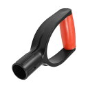 METALLIXITY シャベルDグリップハンドル シャベルの交換用ハンドル ショベルハンドル 32MM 1個 PVC スノー 家庭用園芸用具 レッド