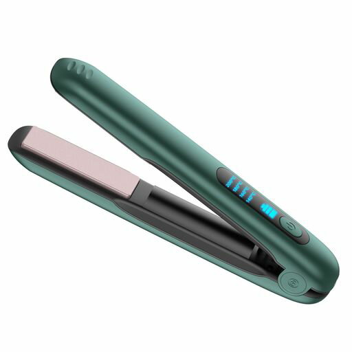 ストレート矯正 【2way カール&amp;ストレート】一本で、カールヘアにしたいとき、ストレートに決めたいとき、ヘアアイロンを使えば気分に合わせて自在にヘアスタイルをアレンジできます。ヘアアイロンのプレートは優れたセラミック材料を採用し、圧倒的な滑り、加熱しながら髪の水分の蒸発を抑えることができます。クッションプレートは上下に動きますので、ヘアのダメージを最小限に抑えます 【4段階温度調節可能&amp;急速加熱】165°C、185°C、205°Cの4段階の温度調節が可能で、太い・硬い・細いタイプなど様々な毛質に対応でき、髪質に合わせて自由に温度を選択できます。LCDディスプレイの設計でヘアアイロンの電池残量と温度を簡単に確認できます。ヘアアイロン コードレスは30秒ぐらいで急速に加熱して使えます。朝忙しい時間でも自然なヘアスタイルを簡単に楽しめます! 【5000mAh大容量&amp;Type-C充電式】ダブルヒーターを搭載したので、立ち上げは約60秒がかかります。忙しい朝、時間の余裕がない時もすぐにご利用いただけます。。5000mAhのバッテリーが内蔵されて、フル充電するには3時間かかり、約60分の連続使用が可能です。