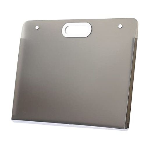 プラスチックアートポートフォリオ大きなアートポートフォリオハンドル付き防水ポートフォリオフォルダ..