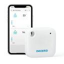 INKBIRD WIFI 温湿度計 高精度測定 デジタル 温度計 湿度計 スマート温度計 アプリで温度湿度管理 アラート通知 データグラフ可視化 データクラウド...
