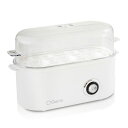 Qurra(たまくっく)ゆでたまご器ゆでたまごメーカーエッグスチーマー茹で卵メーカーゆで卵調理器蒸し器スチームクッカー半熟卵固ゆで卵3個2個1個3RSYSTEMS(ホワイト)|詳細画像