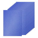 PATIKIL 20枚 ダークブルー グリッターカードストック用紙 A4 250GSM 長方形プレミアムスパークリーペーパークラフトカードストック用紙 スクラッ...