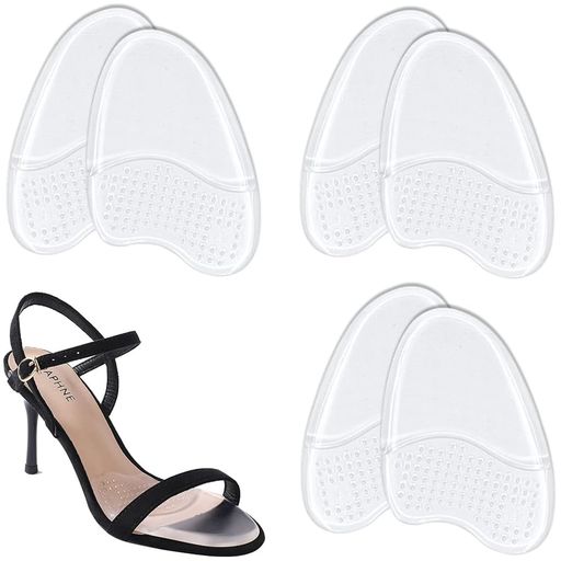 SOYANGNEKつま先インソール4mm厚みジェルクッション前滑り防止パッド前ズレ防止足裏保護中敷きハイヒー..