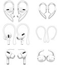 A-FOCUS AIRPODSPRO第2世代用イヤーフック 3種類 3ペア 落ち防止 ズレ解消 紛失防止 AIR-PODS PRO 2対応 イヤーフック 落下防止アクセサリー 3スタイル (PRO第2世代用)
