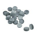 PATIKIL直径12mmプールキュー先端20個プールビリヤードキューの先端プールスティック交換の先端プールスティックの先端スヌーカーキュー先端グレー