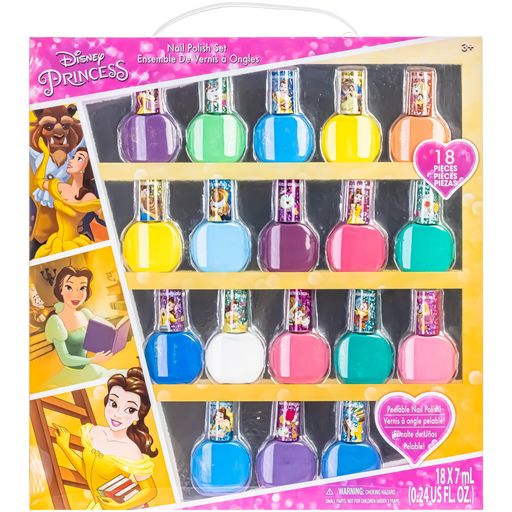 TownleyGirlディズニープリンセス【18本セット星(塗り潰し)はがせるマニキュア箱入り】キッズ用ネイル子供用美女と野獣ベル品 TownleyGirlディズニープリンセス【18本セット星(塗り潰し)はがせるマニキュア箱入り】キッズ用ネイル子供用美女と野獣ベル品