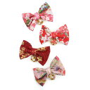 BIANHUAN髪飾りヘアクリップ子供ベビーキッズヘアアクセサリー子供用和風クリップ女の子着物袴花リボンお宮参りお食い初め七五三出産祝いギフト