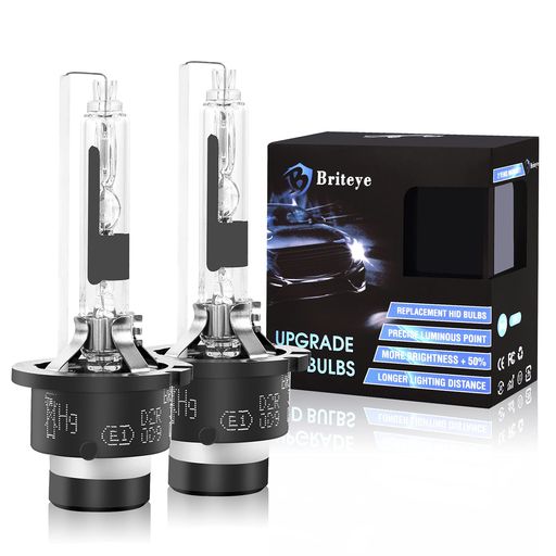 BriteyeヘッドライトHIDD4Rバルブ6500K車検対応純正交換用HIDバルブ35W12V車用HIDライト【アップグレー..