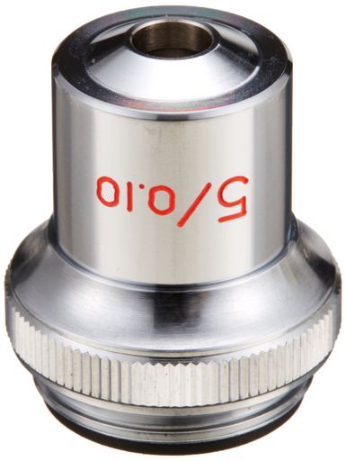 YASHIMA(八洲光学工業)日本製生物顕微鏡用アクロマート対物レンズ5倍5x101-0506