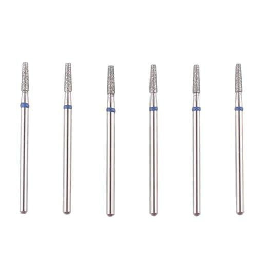 6個のダイヤモンドネイルドリルビットセット電気ネイルドリルビットマニキュアドリルペディキュア爪や..