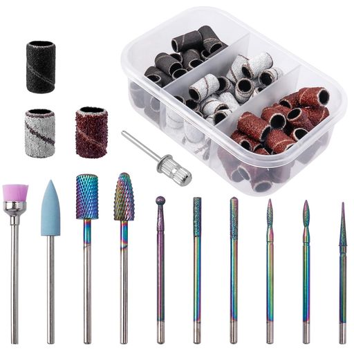 Bestgle75個サンディングバンド80#120#180#ネイルマシンビットサンドセットサンディング研磨ヘッド多機..