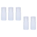サムコストラベルPE小分けボトルプラスチック5本セット20ml30mlトラベルボトル化粧品シャンプークリームお出かけ小分け出張旅行用(透明色20ml)