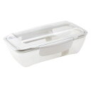 小森樹脂弁当箱500mlプレミアムドームランチボックス汚れが落ちやすいレンジ・食洗器可ホワイトKLBTL5