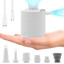 Cueyouエアーポンプ電動空気入れエアポンプ超軽量でポータブルアウトドア用無線マルチ機能空気ポンプ空気充填&吸引両対応3段階ライト&緊急SOSライト夜用日本語説明書付きUSB充電式ノズル…
