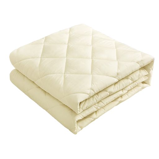 Pads - ベッドパッドTEIJIN(帝人)マイティトップII中綿使用抗菌・防臭・防ダニ加工洗える四隅強化ゴムバンド付きふんわり吸湿速乾ホテル仕様オールシーズンマットレスパッドベッドマットベー…