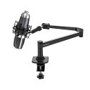 Smatree「金属製」RazerSeirenV2Pro/V2XマイクアームMPM-4000Uマイクロホン、MAM-1000U/2000U/M4Uなどマイクロホンにご対応できダイナミックマイクロホンアームスタンド
