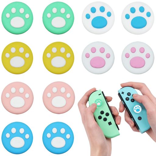 アナログスティックカバーロッカーキャップSWITCH/SWITCHLITE対応12点セットジョイスティックキャップコントロールキャップ親指グリップキャップ滑り止め保護カバー柔軟シリコーンかわい… アナログスティックカバーロッカーキャップSWITCH/SWITCHLITE対応12点セットジョイスティックキャップコントロールキャップ親指グリップキャップ滑り止め保護カバー柔軟シリコーンかわい…