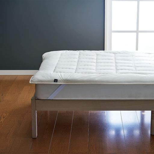 03BASIC洗えるベッドパッドコットン100%S(シングル)キナリBPC070S