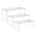 コの字型アクリルディスプレイ、アクリルスタンド、アクリルステージディスプレイ展示用(1x3サイズL)|詳細画像