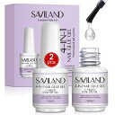 Savilandネイルグルーネイル接着剤2個:4in1ジェルネイルグルージェルセット15MLネイルグルージェル、アップグレードグルーフェイク&プレスオンネイルジ...