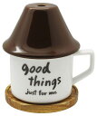 井澤コーポレーションドリッパーブラウン280ML(満水時)リトルハウスコーヒードリップセット112352(3)