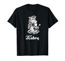 おかしなシマウマのお茶を飲んでダジャレTシャツ