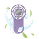 VERILADYハンディファン冷却ハンディファン携帯扇風機クーラー冷却プレート搭載3段階風量冷却モードType-C充電長時間稼働静音掛ける収納簡単小型扇風機ミニ扇風機熱中症対策手持ち/卓上/…