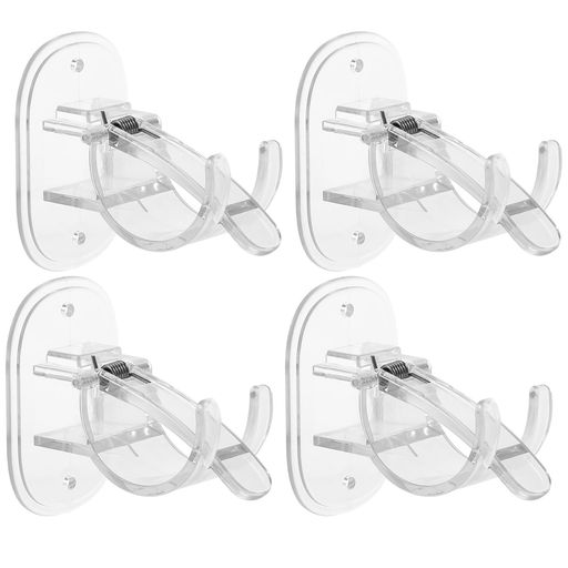 【高品質な素材】この突っ張り棒支えは、高品質のABS樹脂素材を使用しており、耐久性が高く、摩耗に強く、変形しにくい設計です。強力な粘着力でしっかりと固定され、約3kgの耐荷重を持っているため、安定性も抜群で、長期間安心して使用できます。 【...