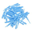 PATIKILプラスチックダーツチップ2BAスレッド60個入りソフトダーツチップ交換用ダーツアクセサリースカイブルー