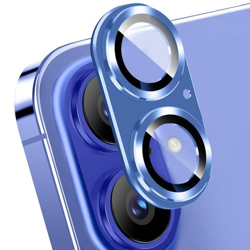 REHOWY カメラフィルム IPHONE 16 / IPHONE 16 PLUS 対応 カメラレンズカバー アルミ合金+9H硬度強化ガラス製 レンズカバー 露出オーバー防止 キズ防止 耐衝撃 全面保護 カメラカバー 高透過率 防塵 金属 ケース