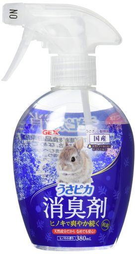 ジェックスうさピカ消臭剤ヒノキの香りうさぎ・小動物用380mL