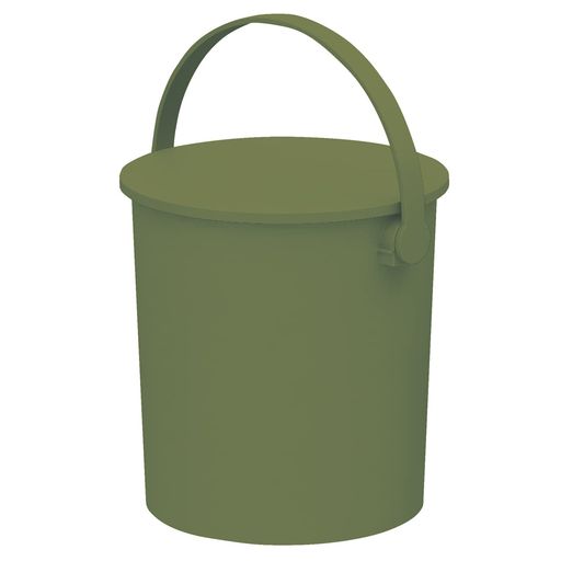 JEJアステージ座れるバケツフェルマー限定カラーグリーン15L日本製インテリア雑貨おもちゃ収納アウトドア耐荷重150kg幅31x奥行30.5x高さ30.3cm