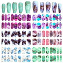 Sun&BeamNailsネイルシールジェルネイルシール手用貼るだけ人気かわいいおしゃれデザインネイルシールフルカバー付け爪セルフネイル長持ちはがせるジェルネイ...