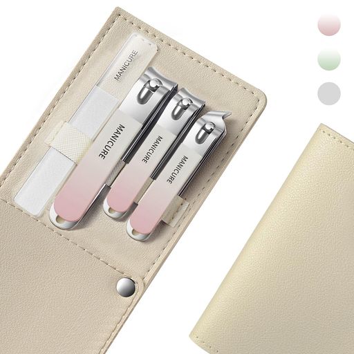 JnTech4点ネイルケアセット爪切りセット爪やすりネイルケア爪切り爪ケア多機能ステンレス製手足両用携..