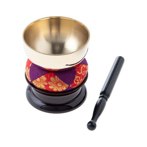 サンメニーミニおりんセット本格使いやすい2.5寸日本製りん仏壇りん現代仏具小さい可愛いタメ毎日のお供えお参りに手元供養ペット供養狭いスペースにも真鍮ブラス製凛と...