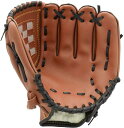 野球グローブ軟式キャッチボール練習用初心者用衝撃吸収パッド付き右投げ左手着用野球グラブ親子交流 10.5インチ11.5インチ12.5インチ 野球グローブ(左手着用)(ブラウン12.5インチ)