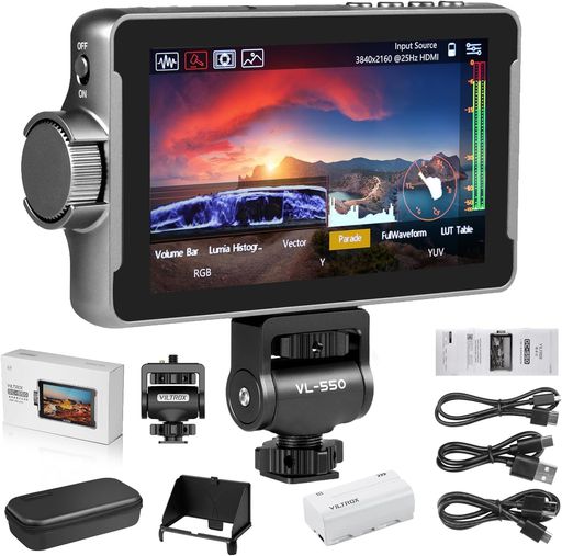 VILTROXDC-550PRO5.5ӥǥ˥åեɥ˥å꡼4KHDMI/1920X1080IPS1200CD/M2⵱3DLUTѱվ˥