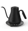 エペイオス(EPEIOS)電気ケトルコーヒー1°C単位の精密調節ドリップコーヒーポット細口ドリップLED表示パネル電気ポットドリップポットコンパクト0.9L1040W