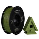 ASAフィラメント1.75MM、TINMORRY高UV&耐熱3Dプリンティングフィラメント、耐久性と強靭性、BAMBU密閉プリンターと互換性があり、屋外機能部品の印刷に最適、1KGスプール、オリーブグリーン