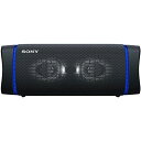 ソニーワイヤレスポータブルスピーカーSRS-XB33:防水/防塵/防錆/Bluetooth/重低音モデル/マイク付き/ライティング機能搭載/最大24時間連続再生2020年モデル/ブラックSRS-XB33B