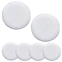TKYポリッシャーカバー研磨パッド洗車ポリッシャーバフワックスがけ取り付け簡単6枚セット(9~10インチ(23cm~25.5cm))