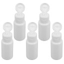 DIDISEAON詰め替えボトルトラベルボトル20ML5本PEフリップトップ小分けボトル旅行用漏れ防止便利グッズフリップトップ液体化粧品化粧水乳液収納保存詰め替...