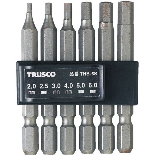 トラスコ中山(TRUSCO) 六角ビットセット THB-6S