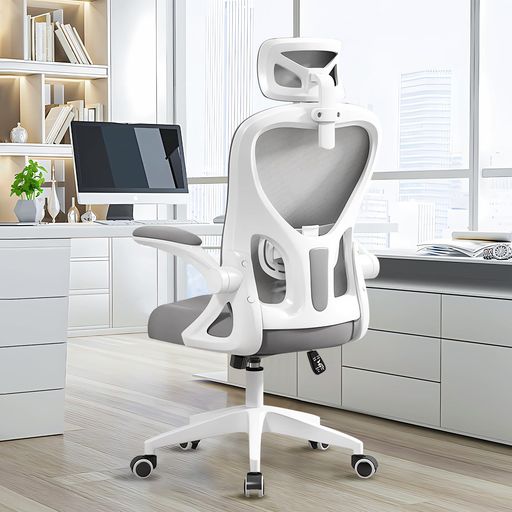 [EdoErgo]オフィスチェア椅子テレワーク疲れない勉強学習360度回転腰に良いテレワーク人間工学椅子デス..