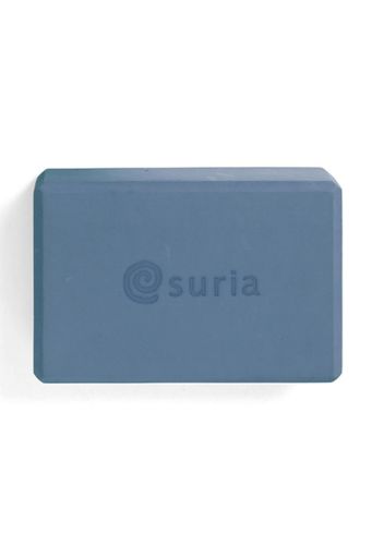 SURIA(スリア) ヨガブロック インディゴブルー ポーズ補助 安定感 EVA 23×15×7.5 CM 300G