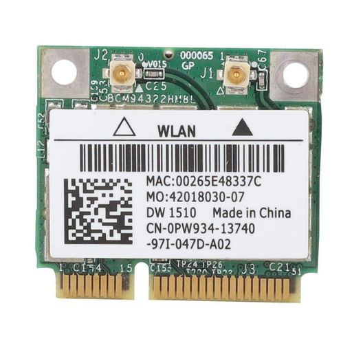 ワイヤレスカード PCI-E ワイヤレスネットワークカード ミニPCI Eネットワークカード DELL用ネットワークカード 直接…