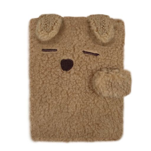 キムハチャン-プラッフィーキャラクターダイアリー|日記帳ノート6穴バインダー手帳カバー手帳アクセサリー(ブラウン(ウマジ))